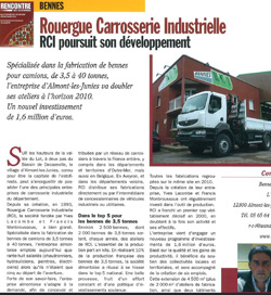 article bennes RCI-magazine rencontre